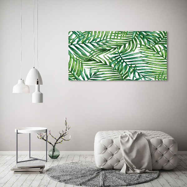 Schilderij op canvas Palmbladeren