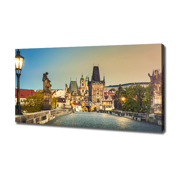 Foto op canvas Praagse brug, Tsjechië