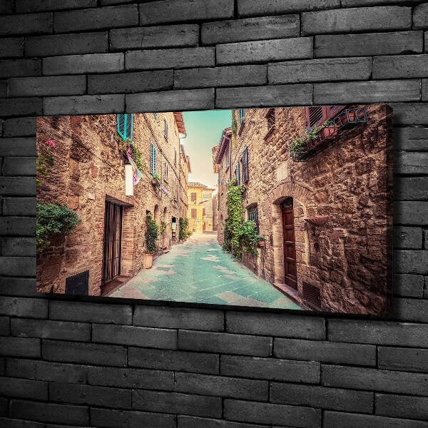Canvas foto Italiaanse straten