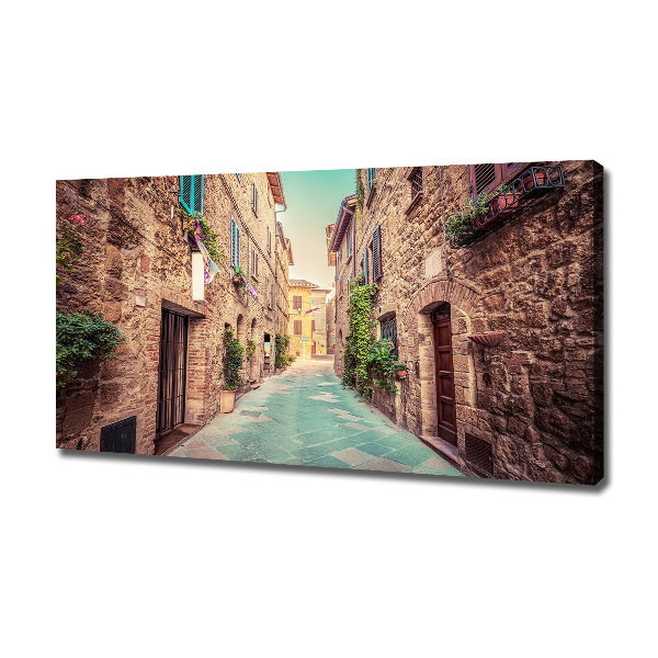 Canvas foto Italiaanse straten