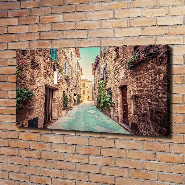 Canvas foto Italiaanse straten