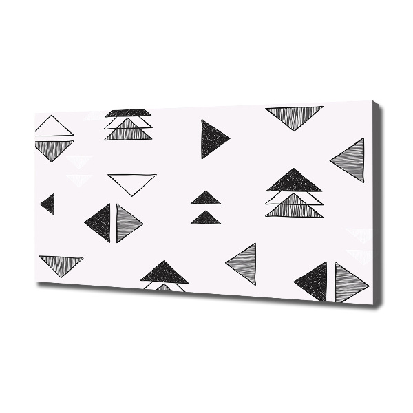 Foto canvas Achtergrond met driehoeken