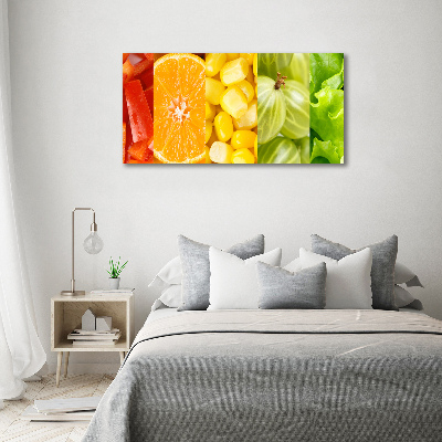 Schilderij op canvas Fruit en groenten