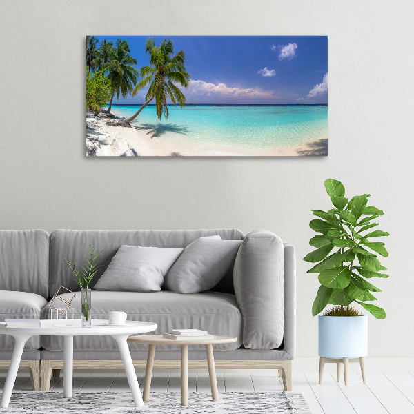 Schilderij op canvas Panorama van het strand