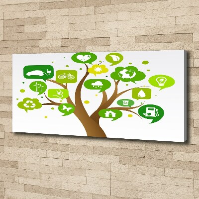 Canvas foto Ecologische boom