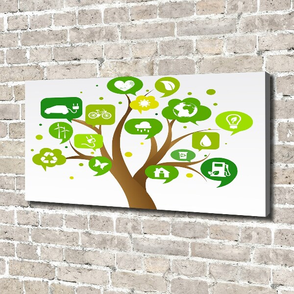 Canvas foto Ecologische boom