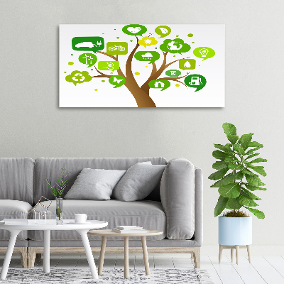 Canvas foto Ecologische boom