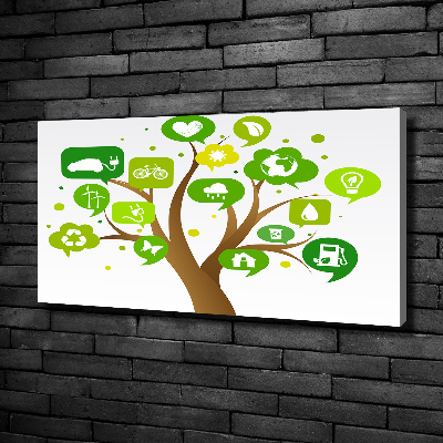 Canvas foto Ecologische boom