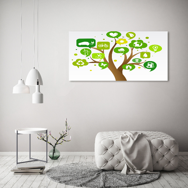 Canvas foto Ecologische boom