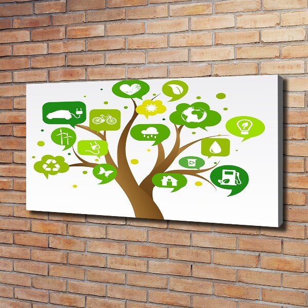 Canvas foto Ecologische boom