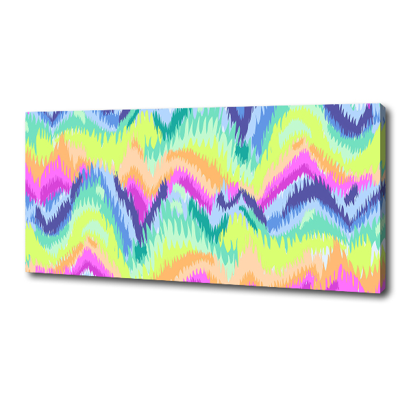 Schilderij op canvas Regenboogachtergrond