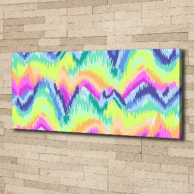 Schilderij op canvas Regenboogachtergrond