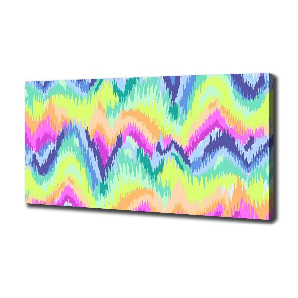 Schilderij op canvas Regenboogachtergrond