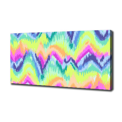 Schilderij op canvas Regenboogachtergrond