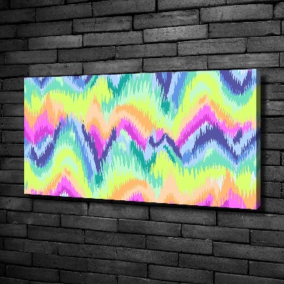 Schilderij op canvas Regenboogachtergrond