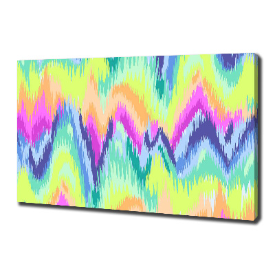 Schilderij op canvas Regenboogachtergrond