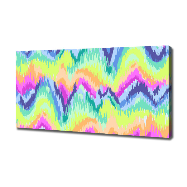 Schilderij op canvas Regenboogachtergrond