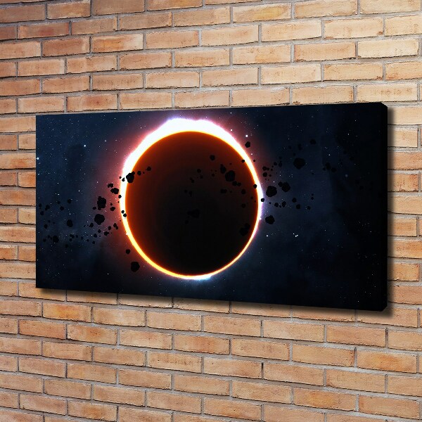 Canvas foto zonsverduistering