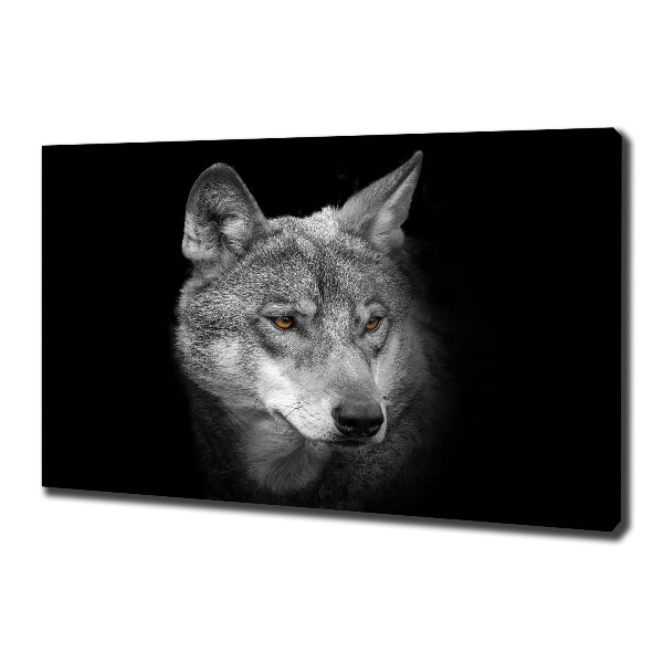 Schilderij op canvas Wolf