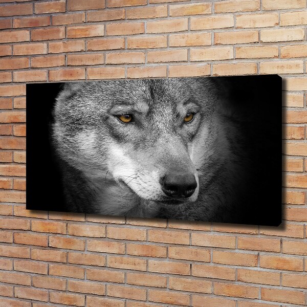 Schilderij op canvas Wolf