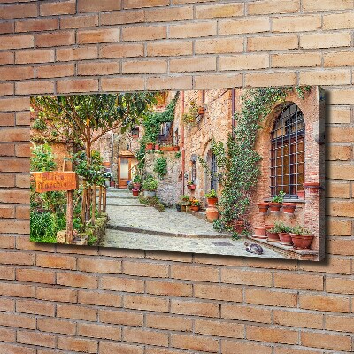 Canvas schilderij Italiaanse straten