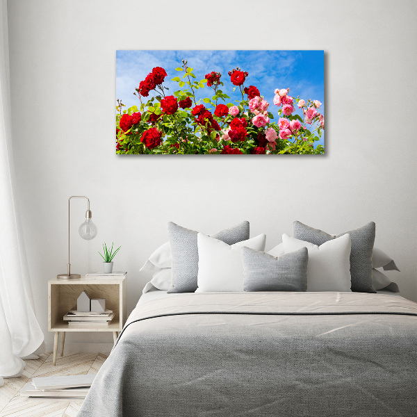 Canvas schilderij Wilde rozen