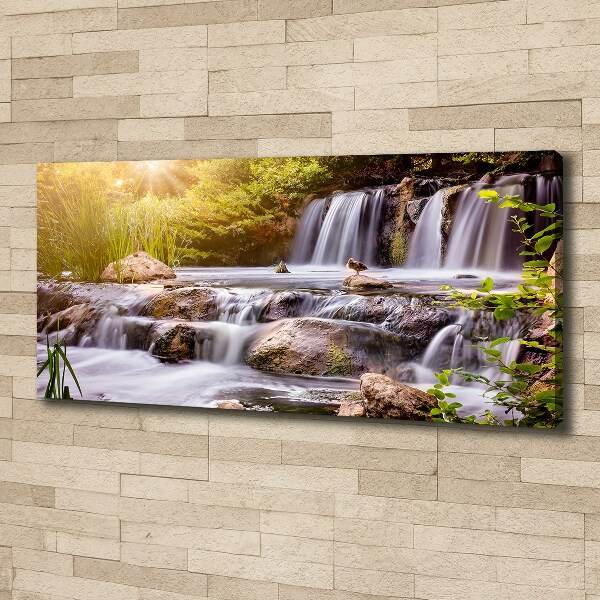 Foto op canvas Waterval