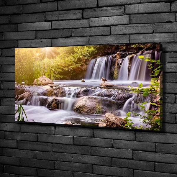 Foto op canvas Waterval