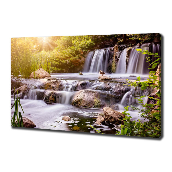 Foto op canvas Waterval