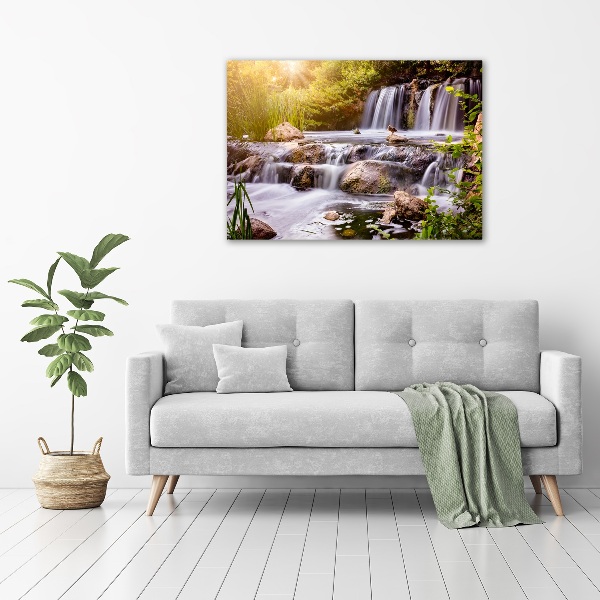 Foto op canvas Waterval