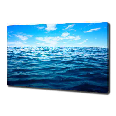 Canvas foto Zeewater