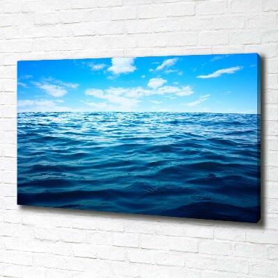 Canvas foto Zeewater