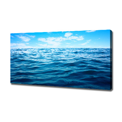 Canvas foto Zeewater