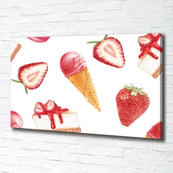 Schilderij op canvas Nagerecht