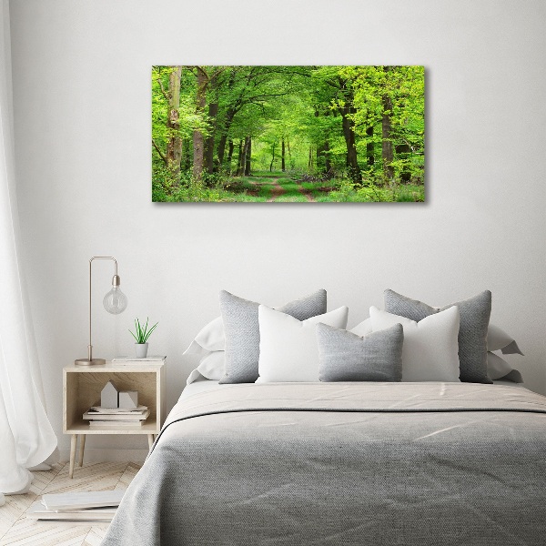 Foto canvas Lentebos