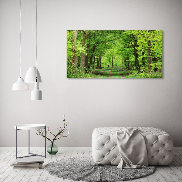 Foto canvas Lentebos