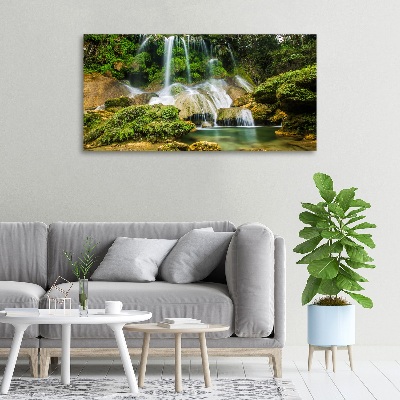 Schilderij op canvas Waterval