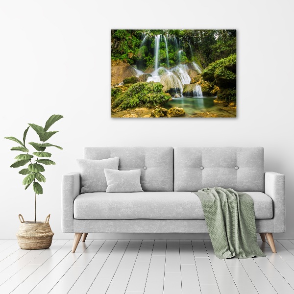Schilderij op canvas Waterval