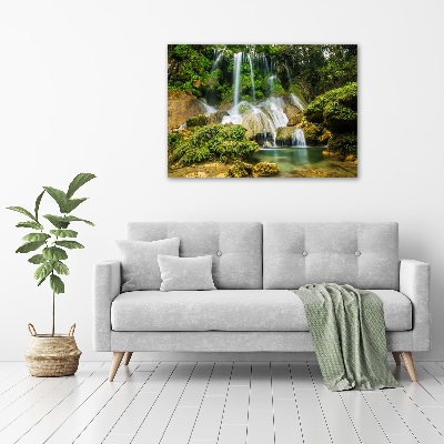 Schilderij op canvas Waterval