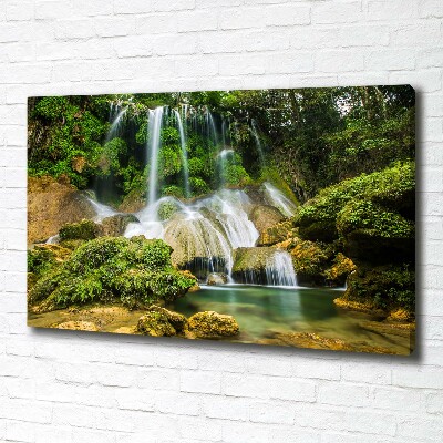Schilderij op canvas Waterval