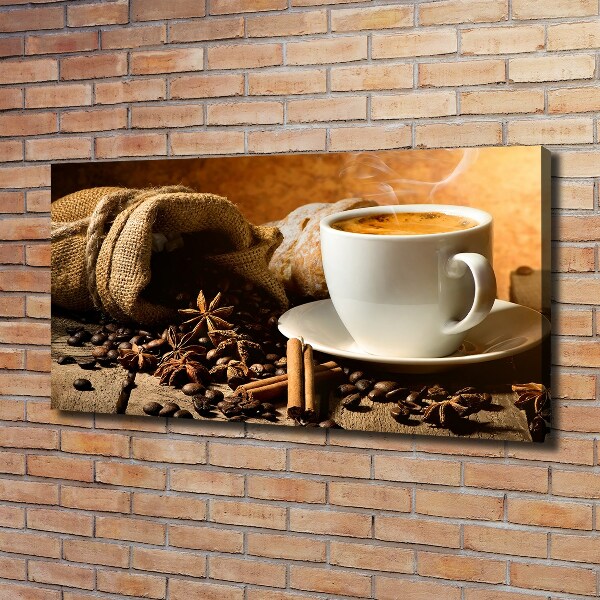 Foto op canvas Koffie en kruiden