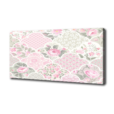 Foto obraz na płótnie Róże i ornamenty