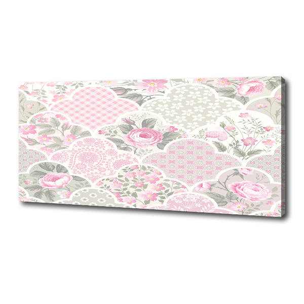 Schilderij op canvas Rozen en versieringen