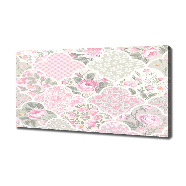 Schilderij op canvas Rozen en versieringen