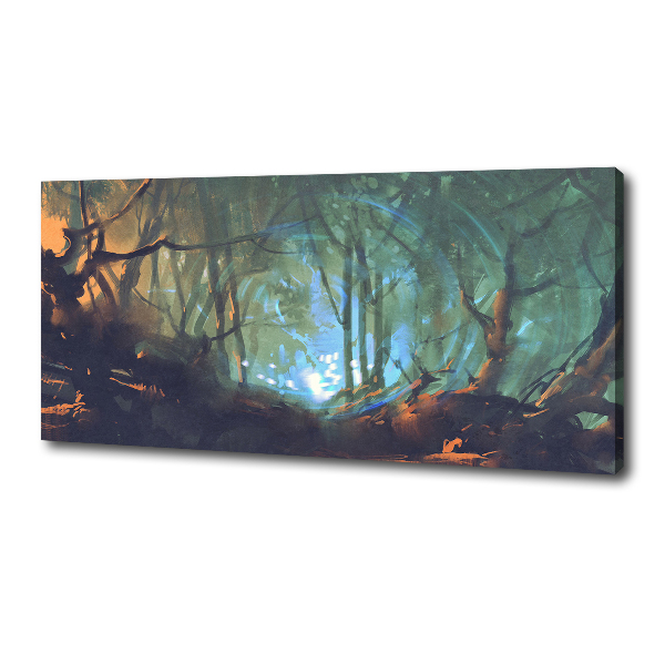 Foto op canvas Mystiek bos