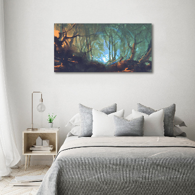 Foto op canvas Mystiek bos