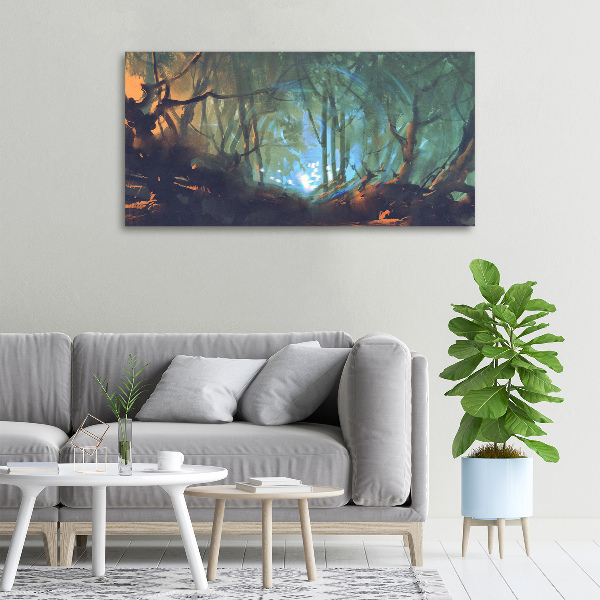 Foto op canvas Mystiek bos
