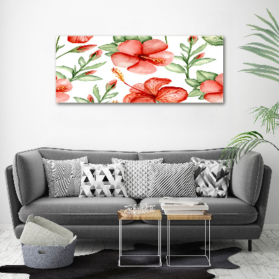 Foto canvas Tropische bloemen