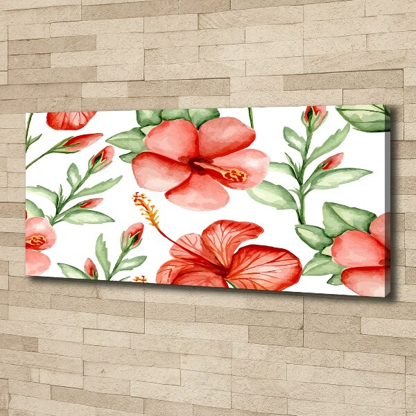 Foto canvas Tropische bloemen
