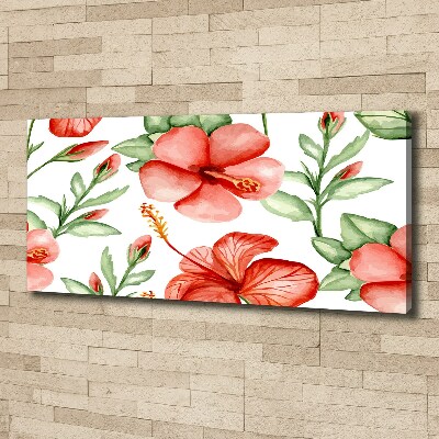 Foto canvas Tropische bloemen
